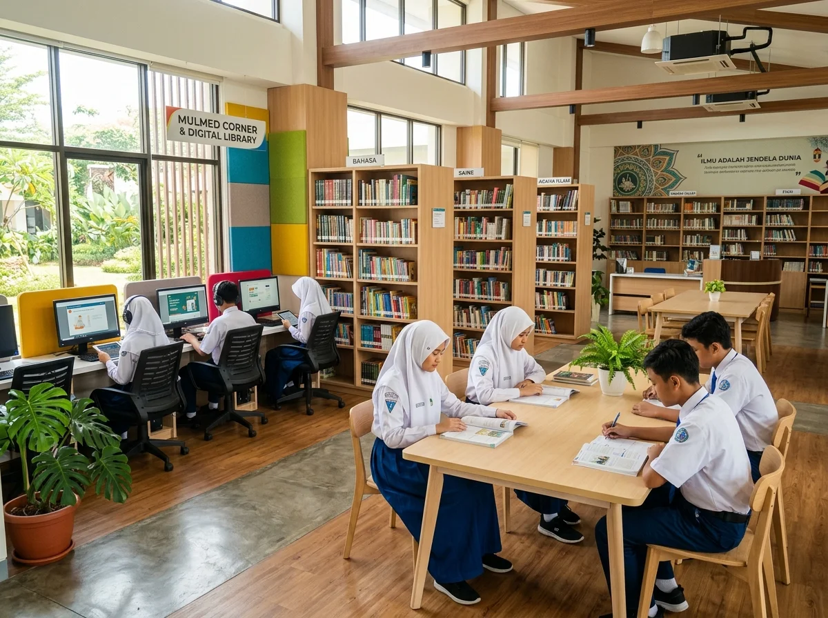 Perpustakaan & Ruang Literasi Santri Ishum